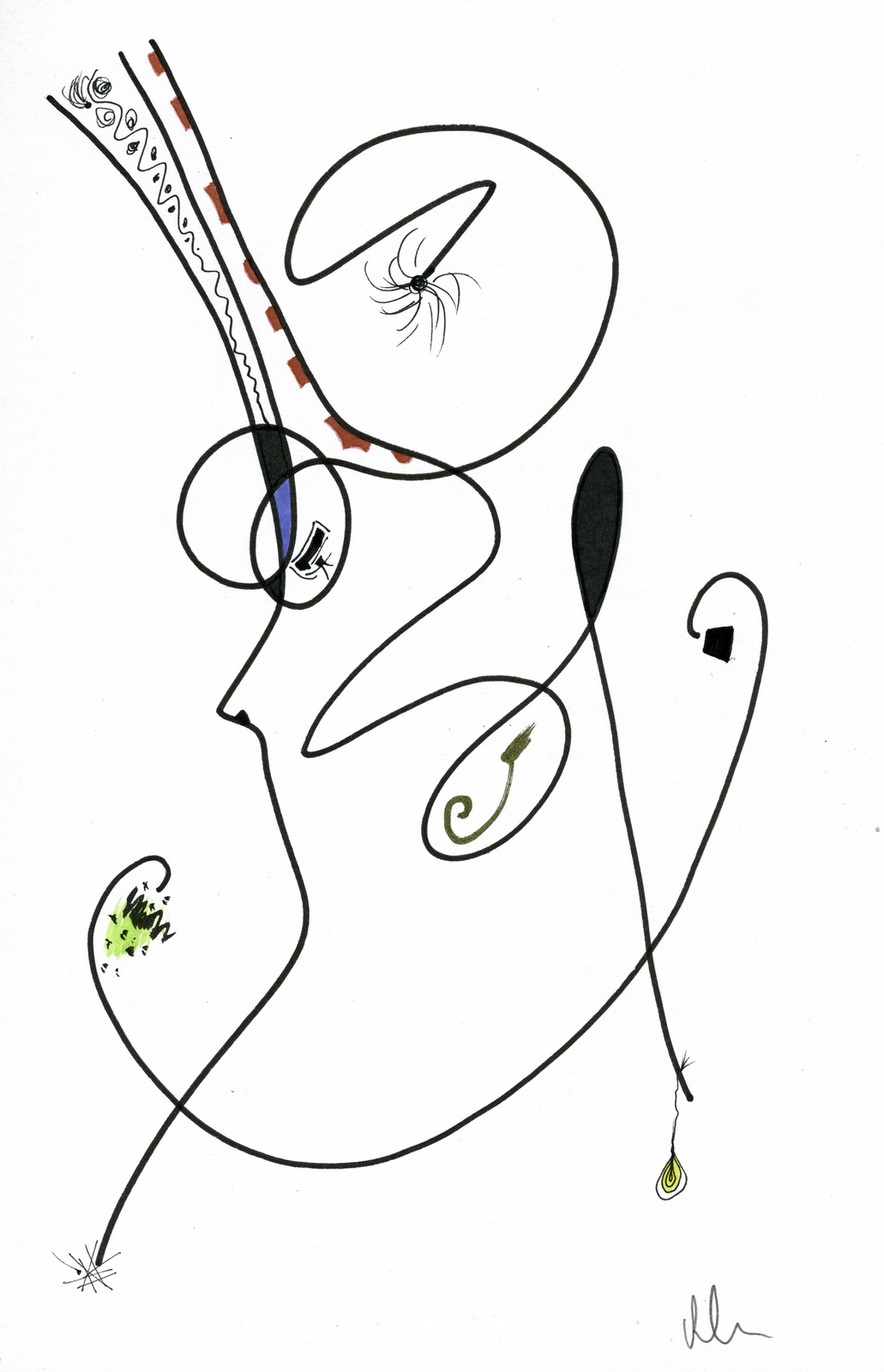 Deco Drama Queen - 7" x 10"