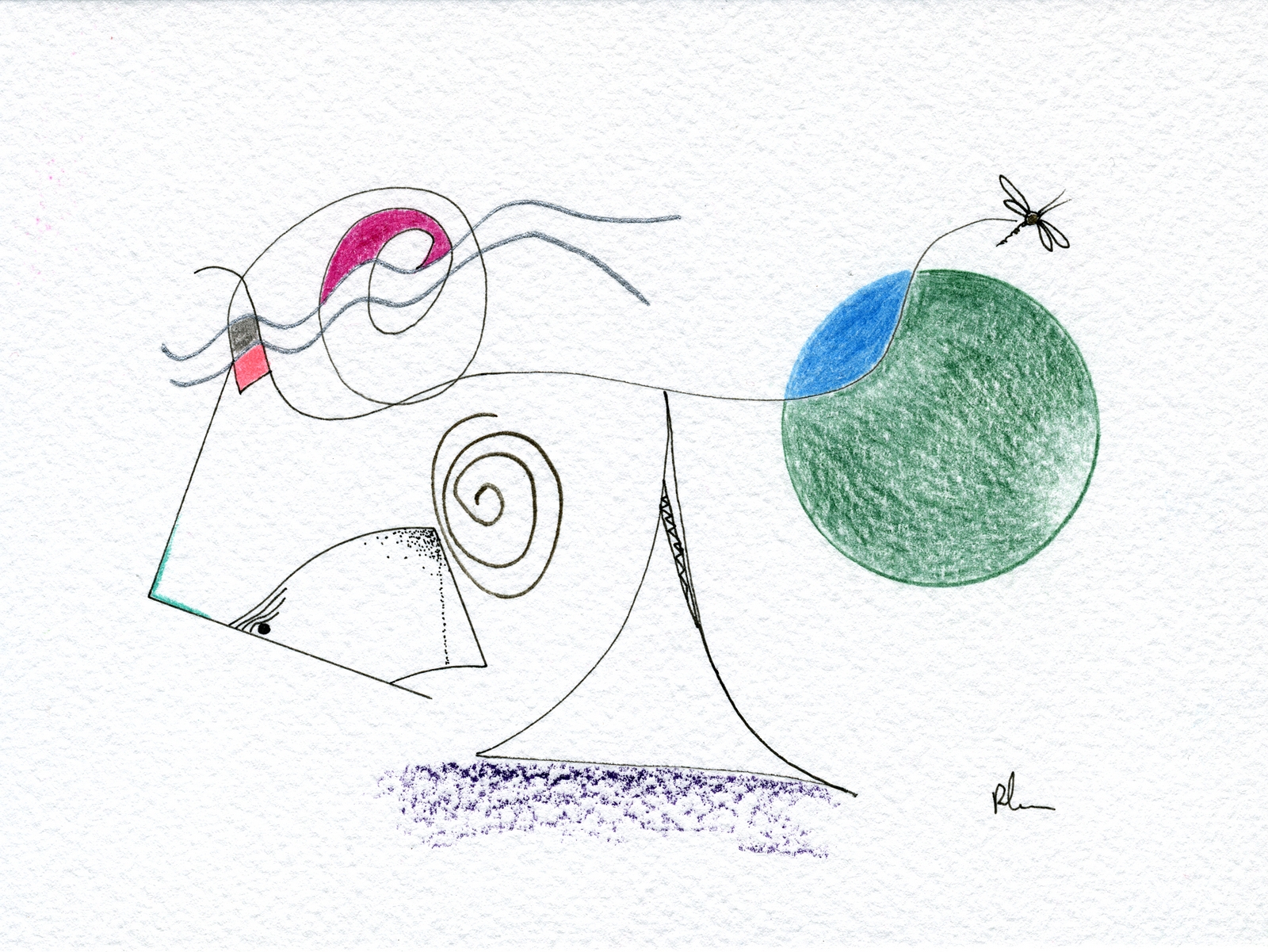 Mother and Child Balancing the World - 5" x 6.625"